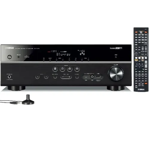 Receiver Yamaha RX-573 7.1 Canais - HDMI AirPlay Rede Wi-Fi - Novo