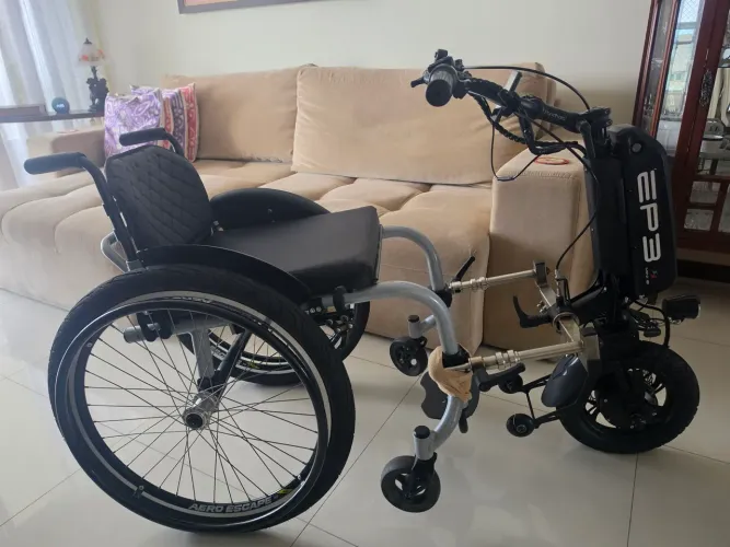 Cadeira de rodas vega com kit aventura