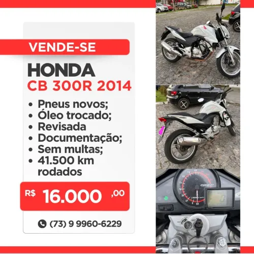 Vende-se CB 300R