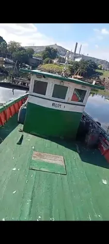 Barco traineira madeira 13 metros 