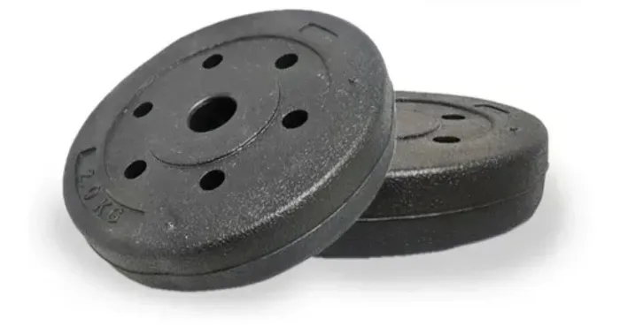 Par de anilhas de 2kg