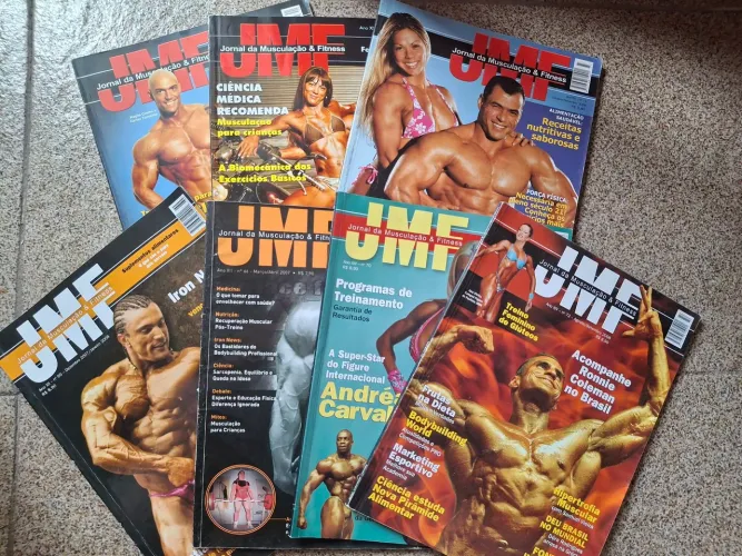 Coleção de Revistas JMS - Jornal da Musculação & Fitness