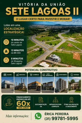 Excelente lote em Sete Lagoas