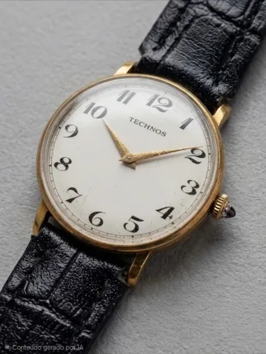 Antigo Relógio Technos Dourado - Coleção / Vintage