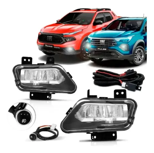FAROL DE MILHA PULSE /TORO /FASTBACK 2022 A 2025 RENEGADE 2022.... FULL LED SHOCKLIGHT