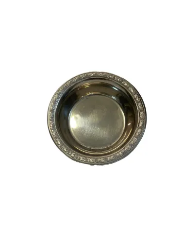 Bowl de metal prateado
