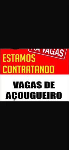 Oportunidade para açougueiro com experiência