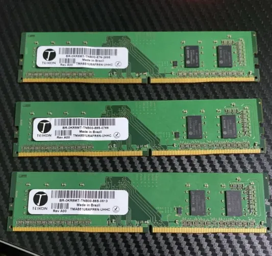 MEMÓRIA RAM DDR4 TEIKON 4GB 2400MHz - 3 UNIDADES