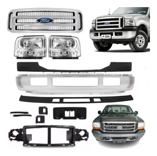 Kit Frente F250 F350 F4000 Kit 2006 A 2012 Completa Com Emblema