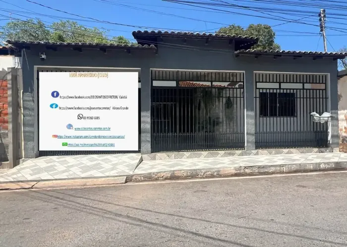 CASA 3/4 NO GRANDE CRISTO REI PR0XIMO DO PAULISTA MERC.