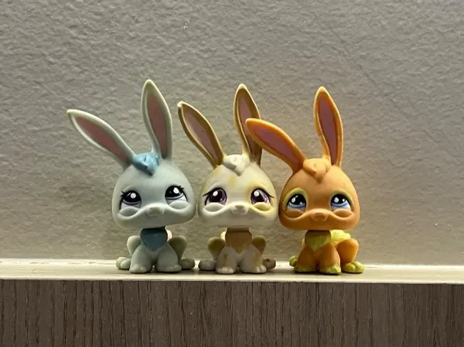Lote 3 Coelhinhas LPS Littlest Pet Shop