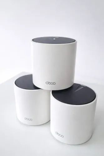 Roteador TP-Link Deco X55 Wi-Fi 6 Ax3000 Sistema Wi-Fi Mesh Pack com 3
