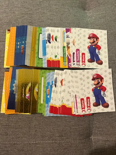 120 Cards Super Mario Trading Card Collection Panini