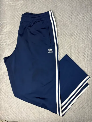 Calça Adidas 3 Listras Azul XL Original 