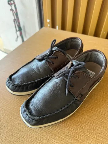 Sapato mocassim menino social preto