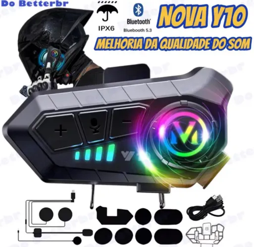 Fone para capacete