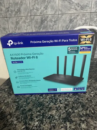 Roteador Tp-link Archer Ax12 Wi-fi 6 Ax1500 Dualband Gigabit