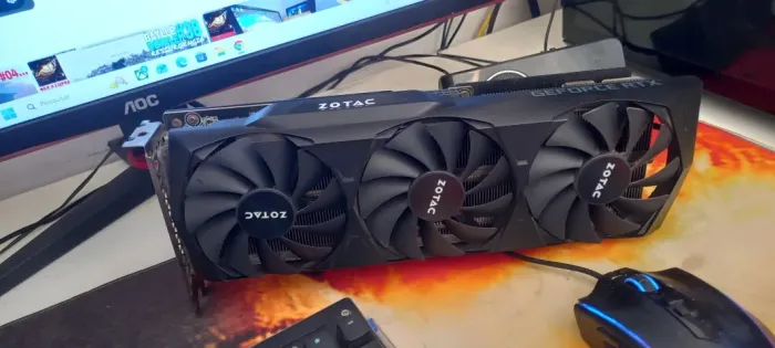 RXT 3070 Twin Edge OC, RARA !!! ( COM 3 FANS ). bios atualizada, Resizable BAR ativo.