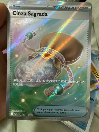 Cinza sagrada Pokémon