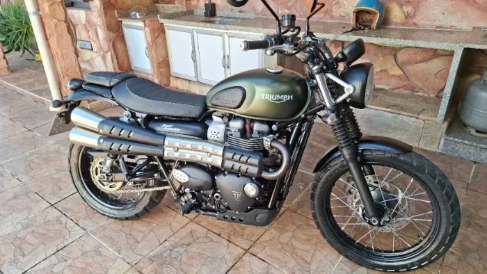 Triumph Street Scrambler 900cc | Impecável | Estilo Clássico Premium