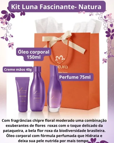 Kit Luna Facinante feminino com 3 itens- Natura