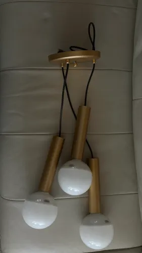 Lustre 3 globos 