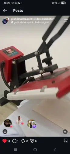 Prensa Plana térmica 38x38