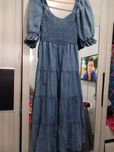 Vestido jeans midi