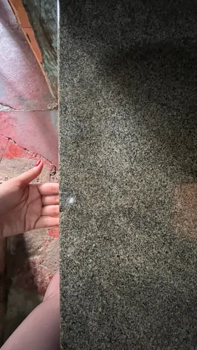 Tampo de mesa em mármore