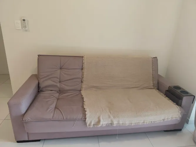 Sofá cama, tamanho 2,10