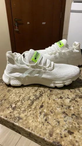 Tênis Y33 Branco Esport Fitness Caminhada Corrida Confortável
