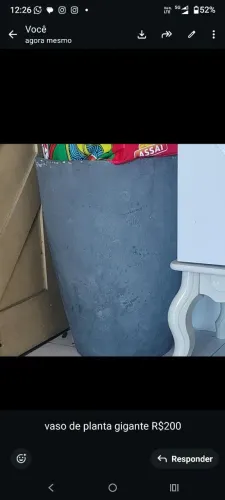 vaso de cimento 
