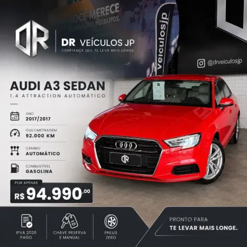 Audi A3 Sedan 1.4 TFSI Flex Tiptronic 4P 2017