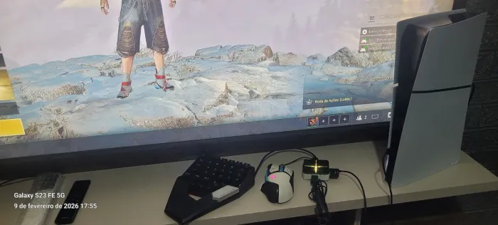 Xim Matrix com mouse Logitech g502, teclado mecânico Scorpion, P5 general 1000Hz G2