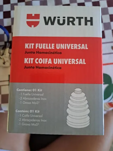 Kit coifa universal WUrth para vários veículos
