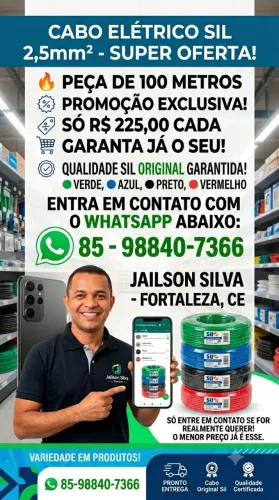 CABO SIL ORIGINAL 2,5MM