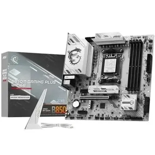 Placa-Mãe MSI B850M GAMING PLUS WIFI6E, AMD, AM5, Micro-ATX, DDR5, Wi-Fi - B850MGPWIFI6E