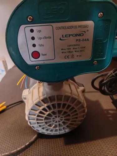 Bomba Syllent 1cv 220v e controlador de pressão