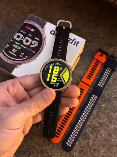 Relógio Smartwatch Amazfit Active 2 + SEGURO COMPRA + pulseiras (2m de uso - SEM TROCAS)