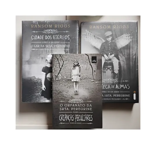 Trilogia o Lar da Srta peregrine + Marcadores de Páginas Van Gogh