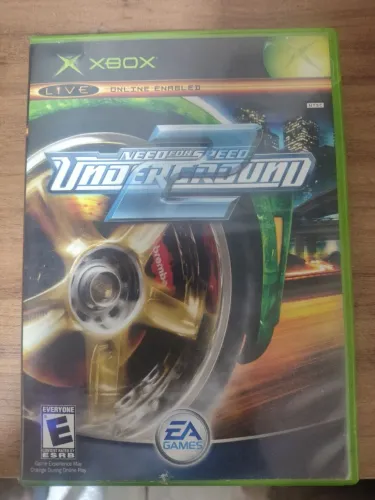 Need for speed underground 2 Xbox clássico Black label