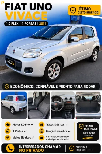 Fiat Uno Vivace Celeb. 1.0 EVO F.flex 8V 5P 2011