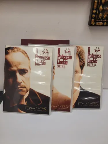 Box dvd trilogia O poderoso chefão - completa (original)
