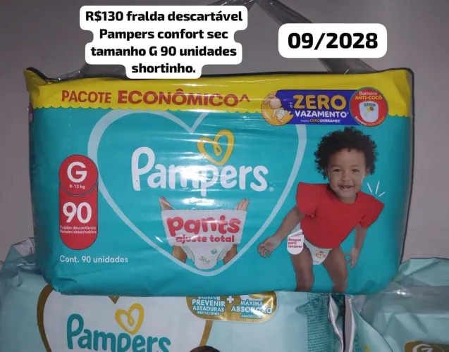 Fralda de shortinho M ,G,Xg e xg Jacaraípe