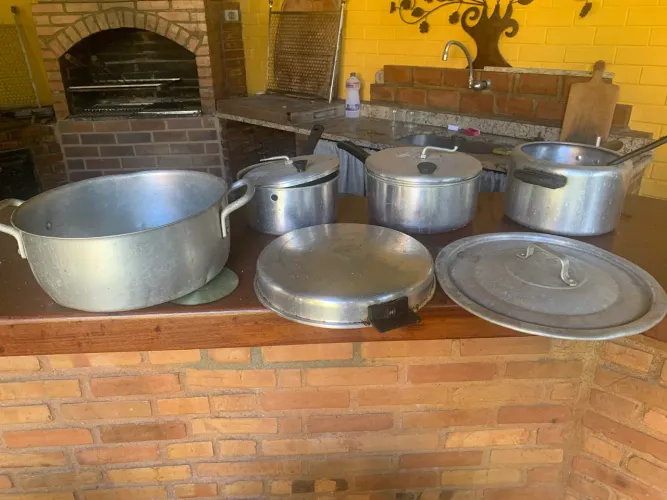 Panela alumínio pipoqueira pressão sem tampa