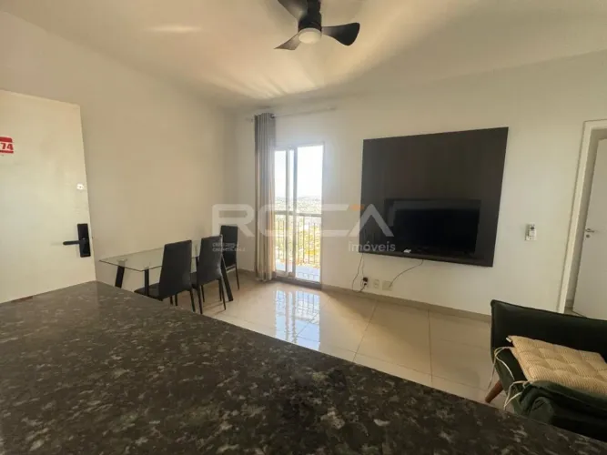 Apartamento mobiliado com 02 quartos para Alugar no Alto do Ipiranga, Ribeirão Preto.