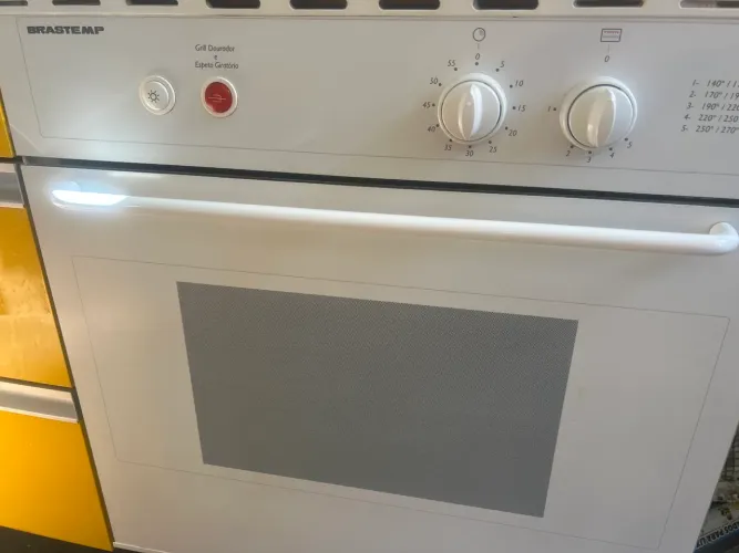 Forno a gás Brastemp de embutir