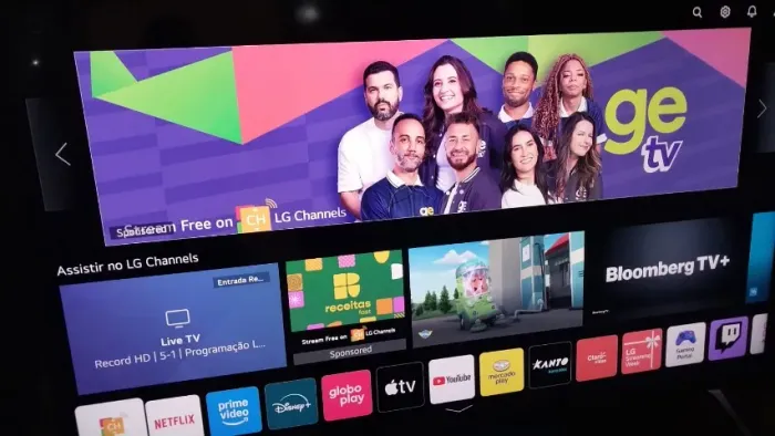 Smart Tv 50 4k Lg Inteligencia Artificial Alexa Comando de Voz no Controle Bordas Infinita