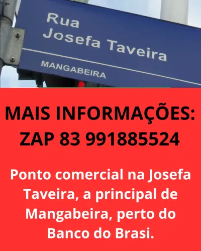 PONTO COMERCIAL NA PRINCIPAL DE MANGABEIRA
