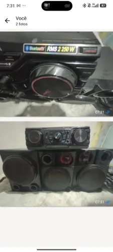 Mini System LG Xboom da linha de alta potência,